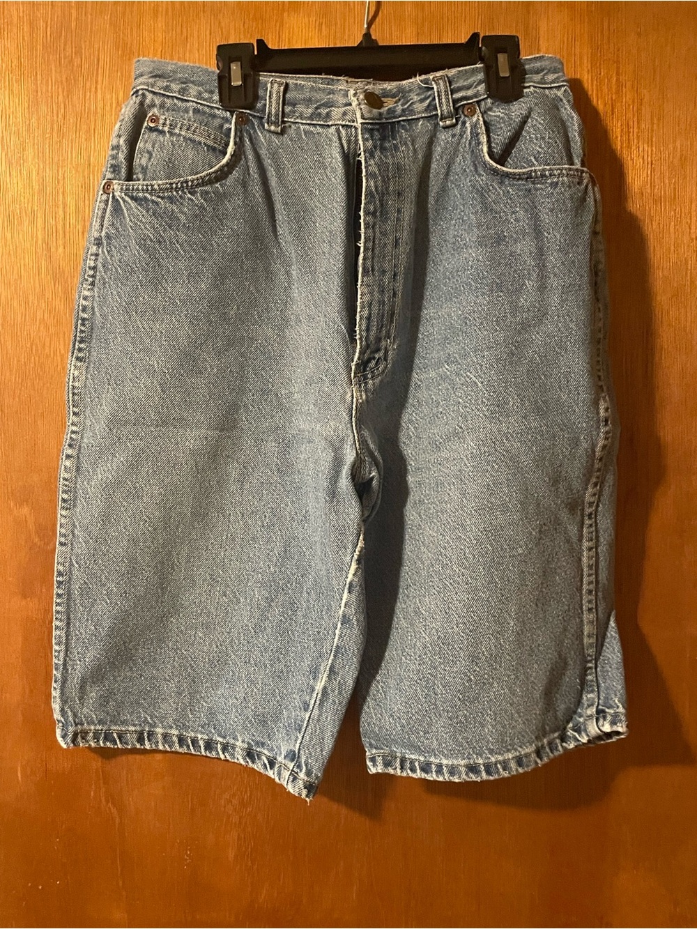 Vintage 90s High Waisted Mom Jean Shorts By Congo. Size 14 Average. Smaller Fit